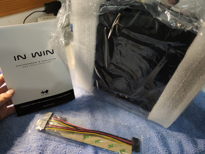 迎广(IN WIN)肖邦 黑色 itx机箱(支持MINI ITX主板/铝合金外框/自带150W足瓦静音电源/USB3.0 x2) 晒单图