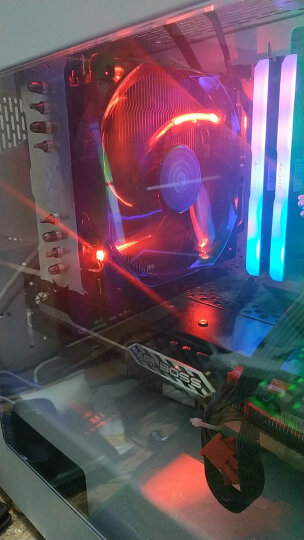 大镰刀（SCYTHE）赤兔马STB120 PLUS CPU散热器（支持AMD、AM4、intel 多平台/4热管/12cm温控红光双风扇） 晒单图