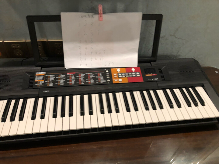 雅马哈（YAMAHA）PSR-E263 儿童成人初学入门学习娱乐电子琴61键 晒单图