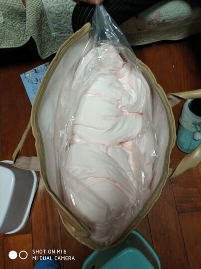 水星家纺 加厚冬被子被芯 克洛怡抗菌七孔冬被太空纤维被 粉色/多色可选 加大双人被220*240cm 晒单图