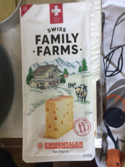 瑞慕（Swissmooh）瑞士进口 埃曼塔大孔奶酪原味200g  1盒 冷藏 开袋即食 天然原制奶酪  烘焙即食 晒单图