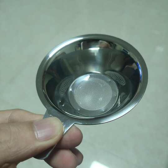 自像堂 304不锈钢茶漏网功夫茶具配件 茶隔滤茶器 茶叶过滤器茶过滤网 激光打孔 晒单图