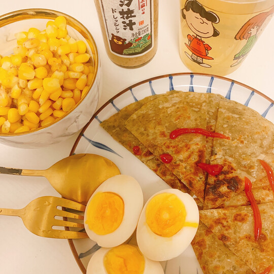 安井 台湾风味手抓饼 葱香味 900g*2 (20片装) 早餐 培根 葱油饼 早茶点心 晒单图