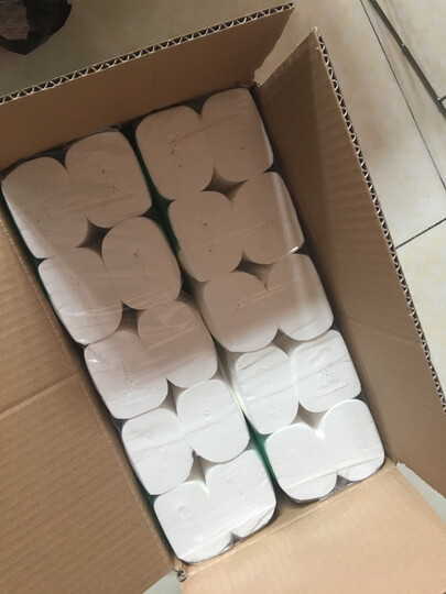 清风(APP)无芯卷纸 马蹄莲系列 3层100克卫生纸*40卷 平纹长卷(整箱销售) 晒单图
