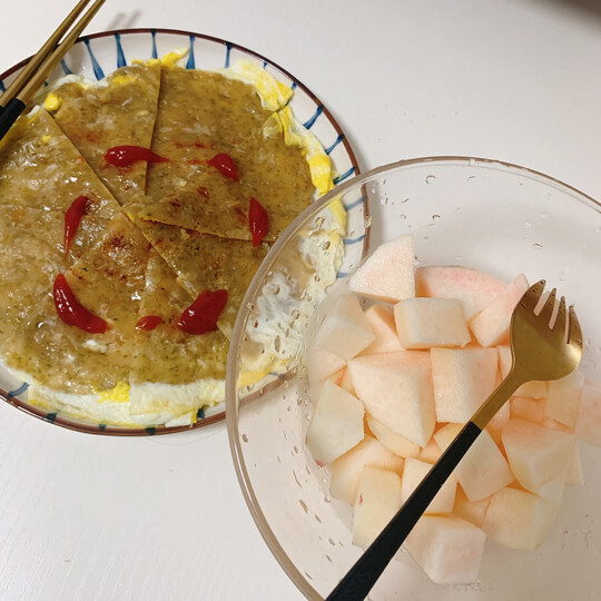 安井 台湾风味手抓饼 葱香味 900g*2 (20片装) 早餐 培根 葱油饼 早茶点心 晒单图