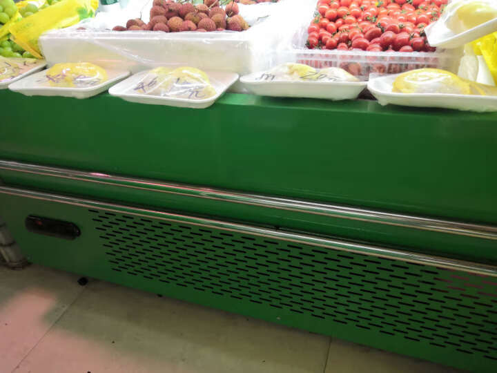 乐创（lecon）超市风幕柜冰柜商用展示柜保鲜柜水果蔬菜冷藏柜点菜柜冷柜直冷风冷饮料柜 4米风冷外机 款式颜色可选 晒单图