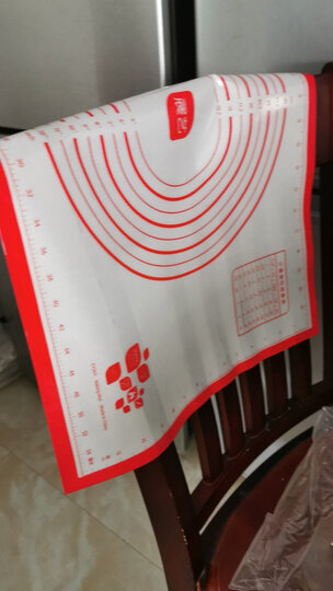 展艺 烘焙工具 耐高温铂金硅胶垫 食品级 揉面擀披萨饼黄油面包垫 薄款防滑不沾 大号 晒单图