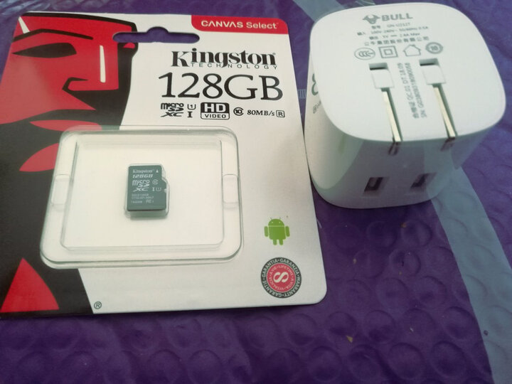 金士顿(Kingston)32GB 90MB/s TF(Micro SD)UHS-I Class10 土豪金高速存储卡 晒单图