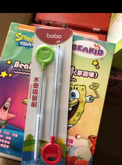 乐儿宝(bobo)宝宝学饮水杯水壶清洁刷吸管刷(2件装) 晒单图