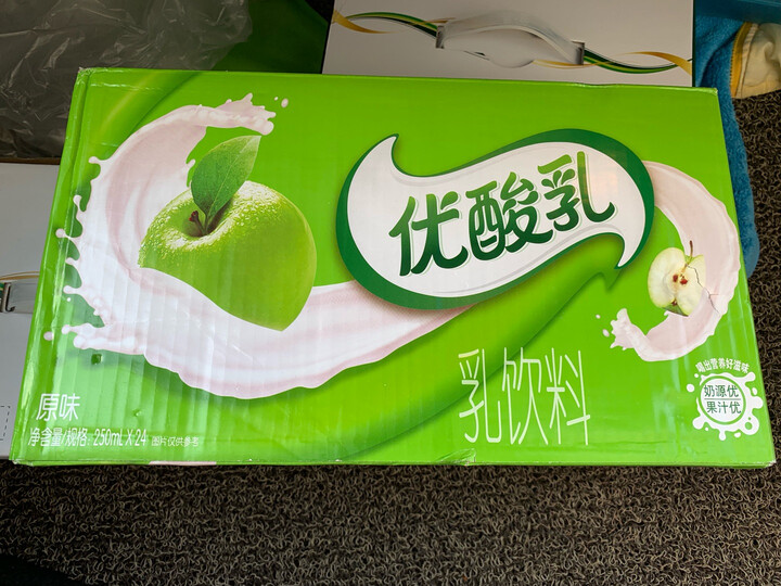 伊利 优酸乳果粒酸奶饮品芒果味245g*12盒 晒单图