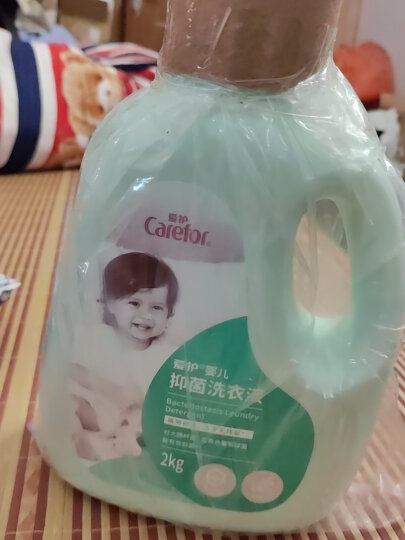 爱护婴儿洗衣液 新生儿抑菌洗衣液 宝宝专用洗衣液 儿童多效抑菌洗衣液1kg*4瓶 晒单图