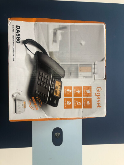 集怡嘉(Gigaset)原西门子品牌 电话机座机 固定电话 办公家用 黑名单 屏幕背光 DA560白色 晒单图