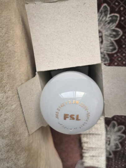 佛山照明（FSL）LED灯泡节能灯具大螺口E27日光色6500K 2.8W白光6500K明珠 晒单图