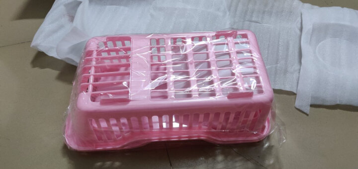 【京东超市】美居客 滴水碗盘架粉色 晒单图