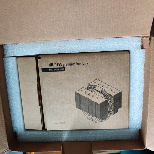 猫头鹰(NOCTUA)NH-D15S CPU散热器 (多平台2011/115X/AMD/CPU双塔散热器/6热管/兼容梳子内存不挡显卡) 晒单图