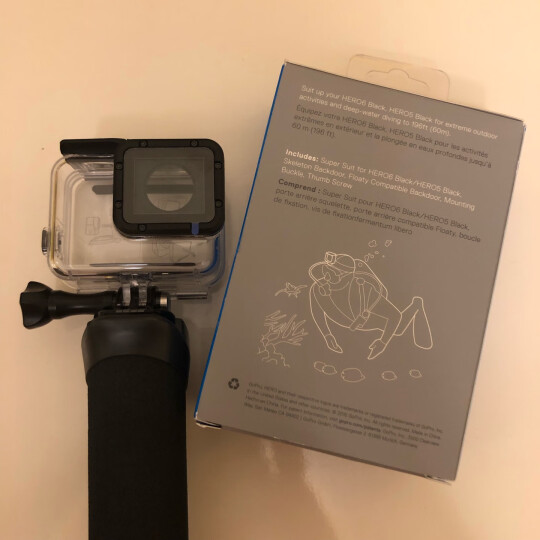 GoPro 运动相机配件 防水壳 Super Suit 适用于HERO6/HERO7 Black 晒单图