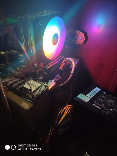爱国者(aigo) 额定400W 黑暗骑士550DK 台式机电脑电源(主动式PFC/宽幅节能温控/三年质保) 晒单图