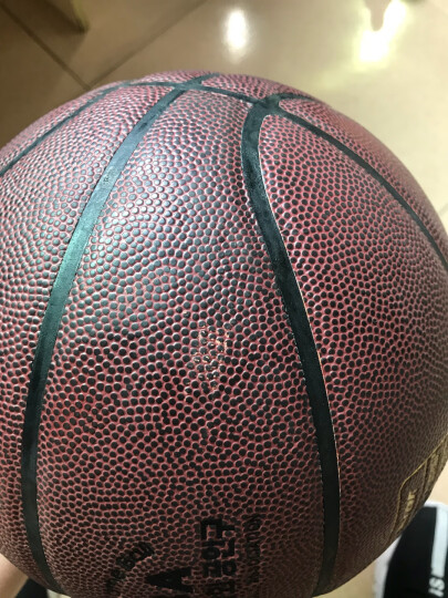 世达7号篮球标准比赛篮球韩国篮协认证篮球室内室外防滑吸湿耐磨pu真皮手感成人学生训练 考试篮球 7号 BB4507 晒单图