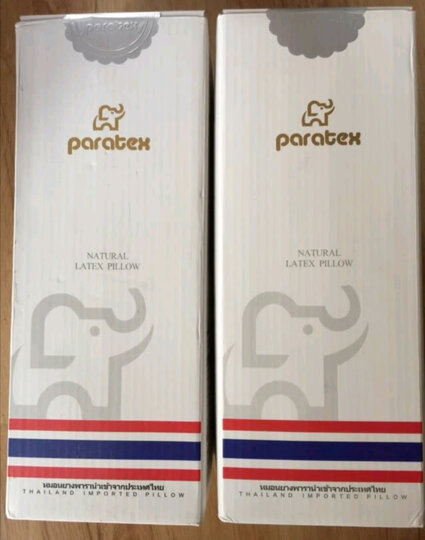 paratex 泰国原装进口天然乳胶枕头 波浪成人颈椎枕乳胶枕 94%乳胶含量枕芯 单只装 晒单图
