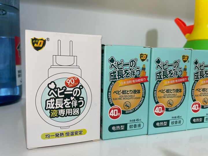 金盾蚊香液电蚊香驱蚊液45ml*2瓶+1驱蚊器防蚊水 日本进口原液升级款 晒单图