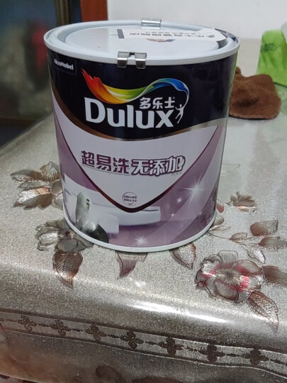 多乐士（Dulux）超易洗无添加内墙乳胶漆油漆墙漆修补漆 A663R1 1L色号：胭脂豆蔻 晒单图