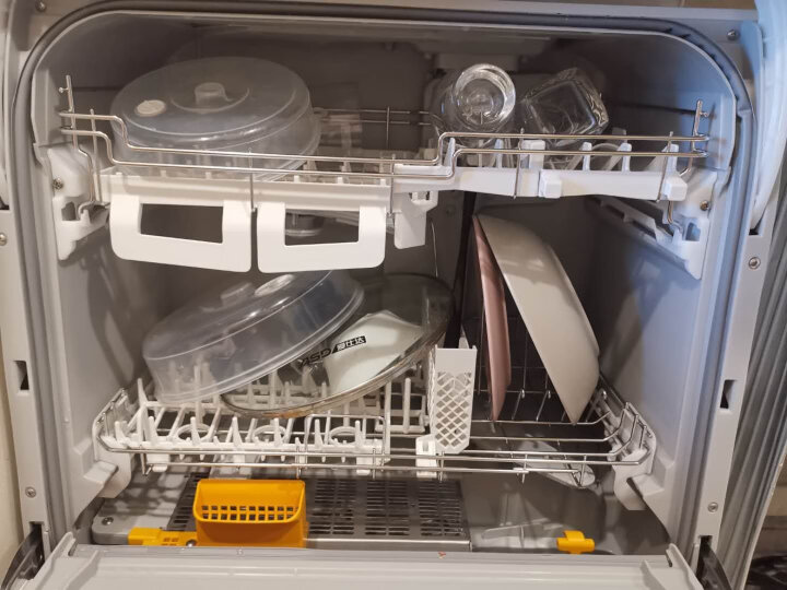 松下（Panasonic）洗碗机家用台式全自动洗涤剂 免安装 6套大空间 高温除菌烘干 洗碗粉套装 NP-TR1HECN（银河灰） 晒单图