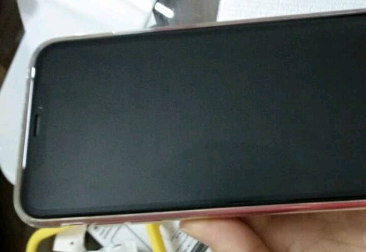 亿色(ESR)苹果X/XS钢化膜背膜 iPhone X/XS通用钢化后膜 全屏覆盖高清防爆防指纹玻璃保护手机后背贴膜 黑色 晒单图