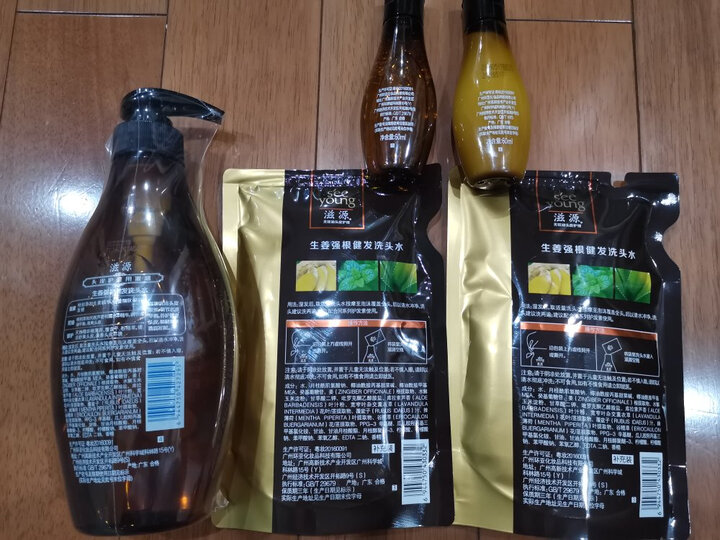 滋源生姜洗发水套装 强根健发洗护7件套 洗发水535ml+护发素535ml+洗235ml*2+发膜200ml+60ml*2(油性) 晒单图