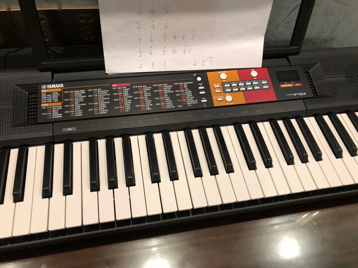 雅马哈（YAMAHA）PSR-E263 儿童成人初学入门学习娱乐电子琴61键 晒单图