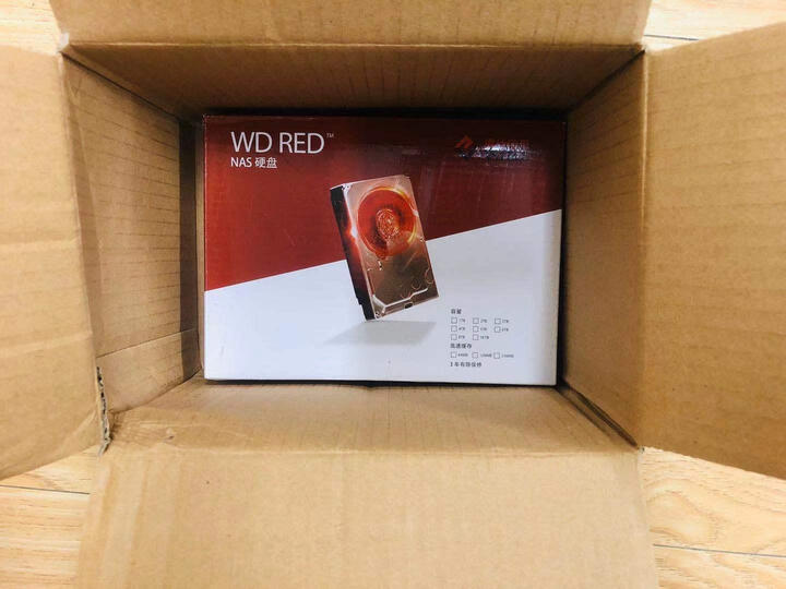 西部数据(WD)红盘 4TB SATA6Gb/s 64M 网络储存(NAS)硬盘(WD40EFRX) 晒单图