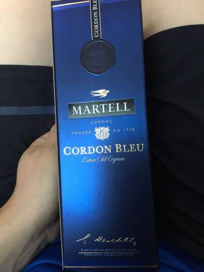 马爹利（Martell）  蓝带XO级 干邑白兰地 洋酒  350ml 晒单图