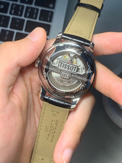 天梭(TISSOT)瑞士手表 力洛克系列皮带机械男士手表T006.407.36.053.00 晒单图
