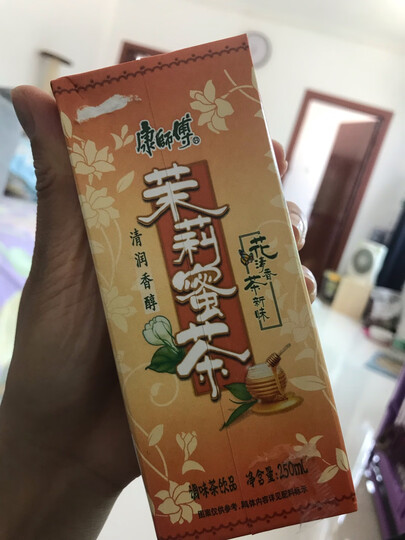 康师傅 茉莉蜜茶 茶饮料 250ml*24盒 整箱装(新老包装自然发货) 晒单图