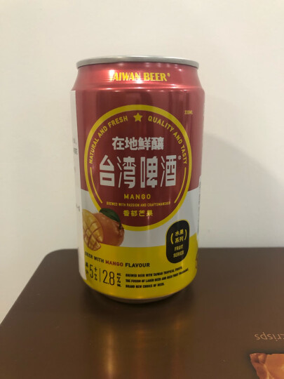 台湾啤酒 果啤果味饮料低度啤酒 芒果味330ml*6听 晒单图