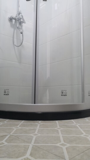 箭牌（ARROW）整体淋浴房干湿分离隔断弧扇形洗澡钢化防爆玻璃沐浴房浴室浴屏 850*850mm现货 弧扇形【1599】 晒单图
