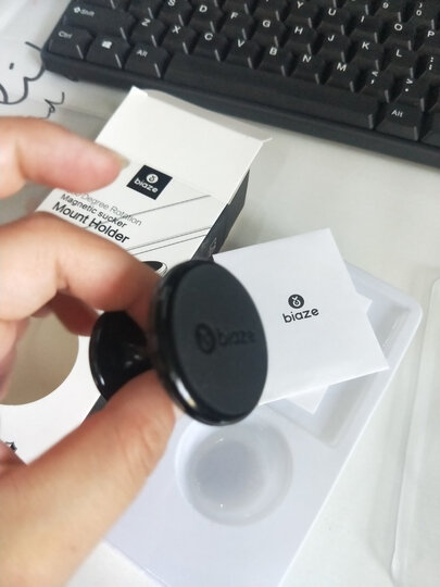 毕亚兹 车载手机支架车载充电器一拖三数据线套装 C20+K6+MC9 中控台磁吸支架车充三合一充电线套装 晒单图