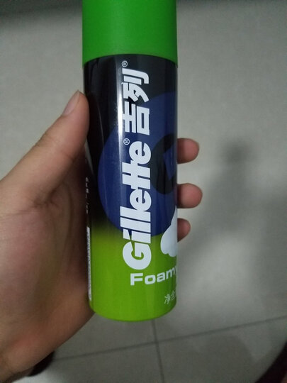 吉列Gillette手动剃须泡刮胡泡沫刮胡膏吉利210g 清新柠檬型剃须膏 晒单图