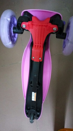 迪士尼滑板车儿童四轮闪光一键拆卸可调节初学宝宝适用男女童滑滑车 88101米奇 晒单图