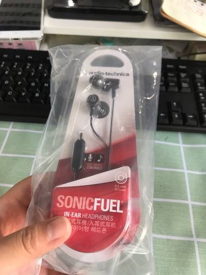 铁三角 COR150 入耳式耳挂运动跑步音乐耳机 黑色 手机耳机 轻巧机身 晒单图
