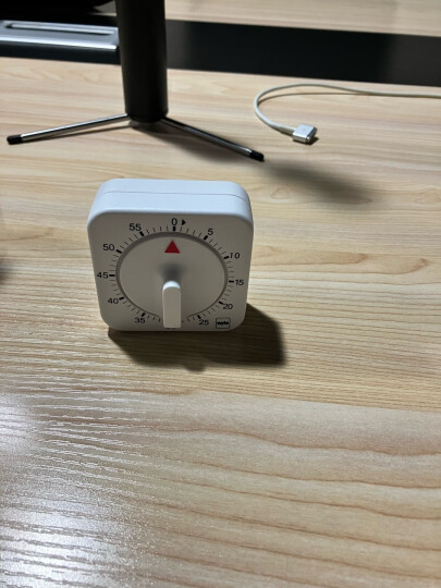 麦睿斯（myle） 厨房定时器倒计时器提醒器机械式学生时间管理器大声音量烹饪 方形白色计时器 晒单图