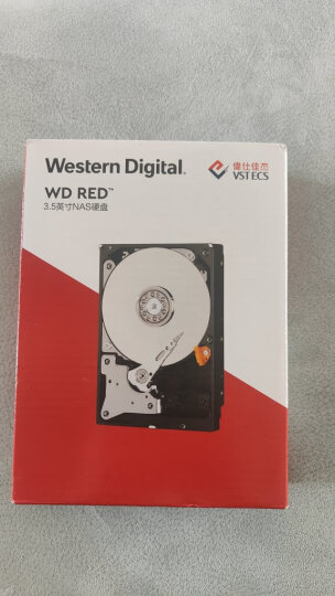 西部数据(WD)红盘 4TB SATA6Gb/s 256M 网络储存(NAS)硬盘(WD40EFAX) 晒单图