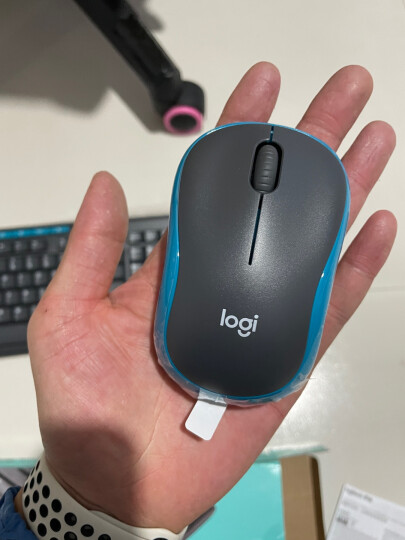 罗技（Logitech）MK275 键鼠套装 无线键鼠套装 办公键鼠套装 全尺寸 商务键鼠套装 带无线2.4G接收器 黑蓝色 晒单图