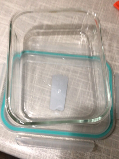 Glasslock韩国进口钢化玻璃保鲜盒长方形耐热微波炉饭盒 MCRB200/1980ml 晒单图