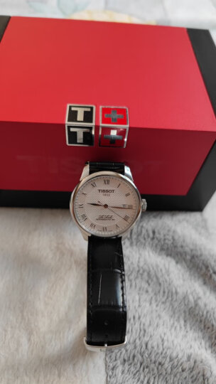天梭（TISSOT）瑞士手表 力洛克系列腕表 皮带机械男表T006.407.16.033.00 晒单图