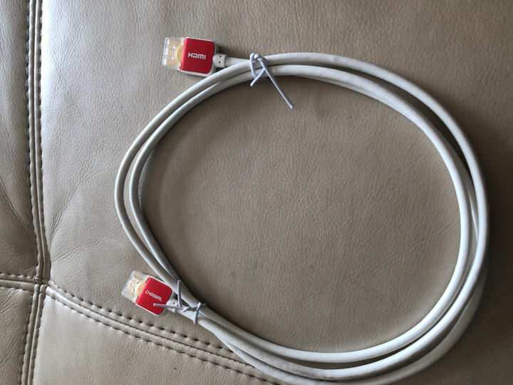 飞利浦(PHILIPS)HDMI2.0 便携 4K高清线 金属头高密度编织细线1.8米 匹配玩客云 SWV7120N/93 晒单图
