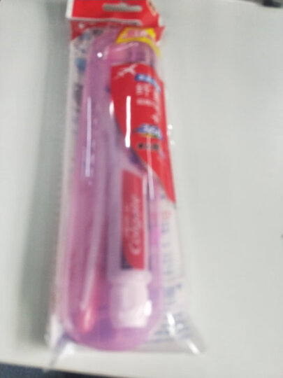 高露洁(Colgate) 便携式旅行套装 (备长炭深洁牙膏40g+护龈牙刷) (颜色随机发放) 晒单图