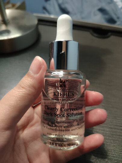 科颜氏(Kiehl's)新集焕白均衡亮肤淡斑精华液30ml(安白瓶 提亮肤色 温和好吸收) 晒单图