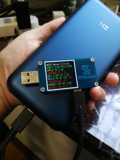 ZMI ( 紫米 )智能双模 移动电源/充电宝+充电器 二合一 双口快充 支持iOS设备 手机平板通用APB01黑 晒单图