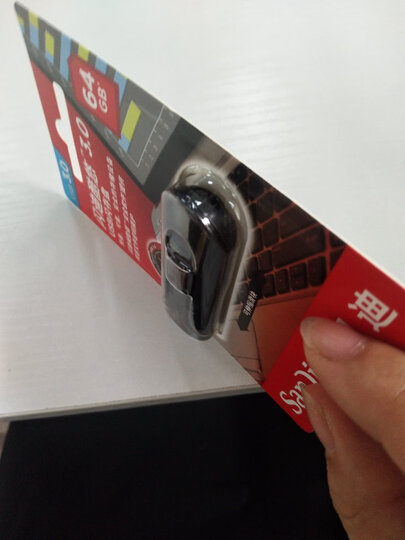 闪迪(SanDisk)128GB USB2.0 U盘 CZ50酷刃 黑红色 时尚设计 安全加密软件 晒单图
