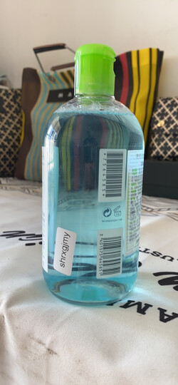 贝德玛(BIODERMA)卸妆水净妍控油洁肤液500ml(绿水 清洁毛孔 油皮补水 改善油痘肌 眼唇脸三合一 敏感肌) 晒单图